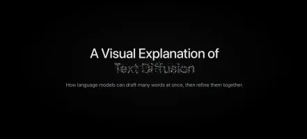 A visual explanation of text diffusion