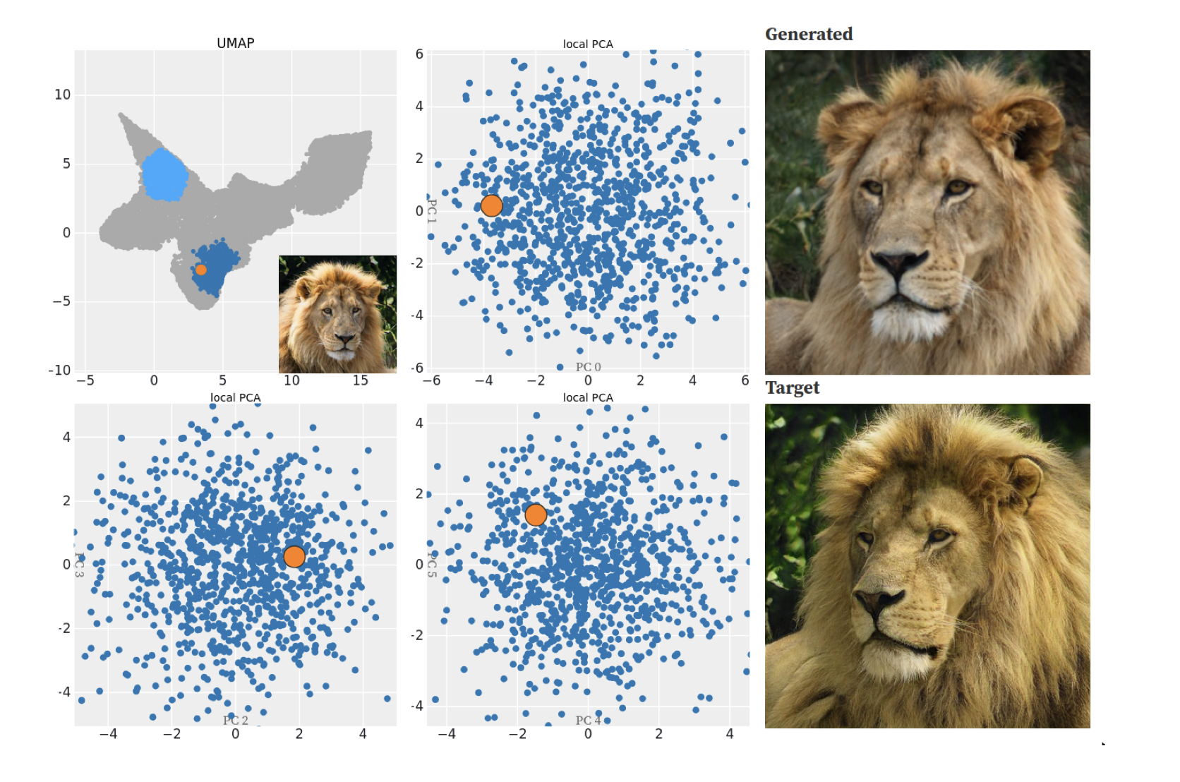 LatentGandr: Visual Exploration of Generative AI Latent Space via Local Embeddings project preview